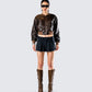 Leigh Vegan Leather Set model front