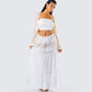 Lennon Cream Mesh Top