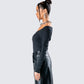 Leslie Black Off Shoulder Top