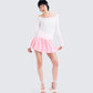 Leslie White Off Shoulder Top