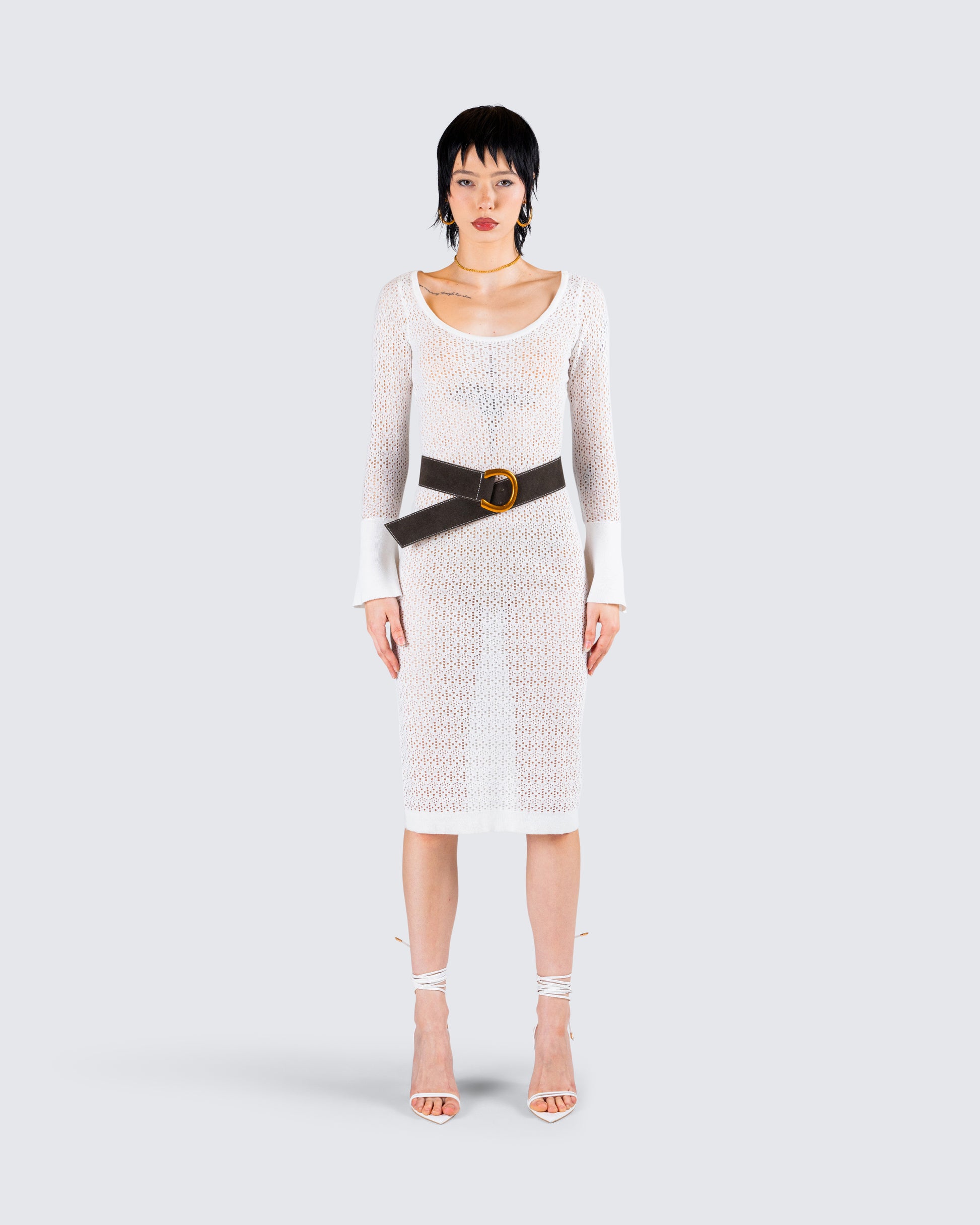 Letitia Belted Set model front