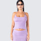 Liberty Lavender Knit Top model front