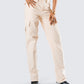 Liliana Beige Twill Cargo Pant