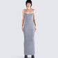 imageLilibet Grey Maxi Dress model front