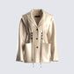Lillie Vegan Leather Blazer Dress 3d product front