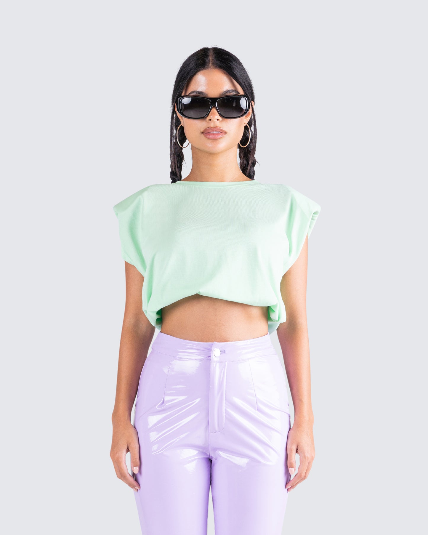 Lily Shoulder Pad Top