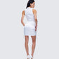 Lindsey White Wrap Mini Dress