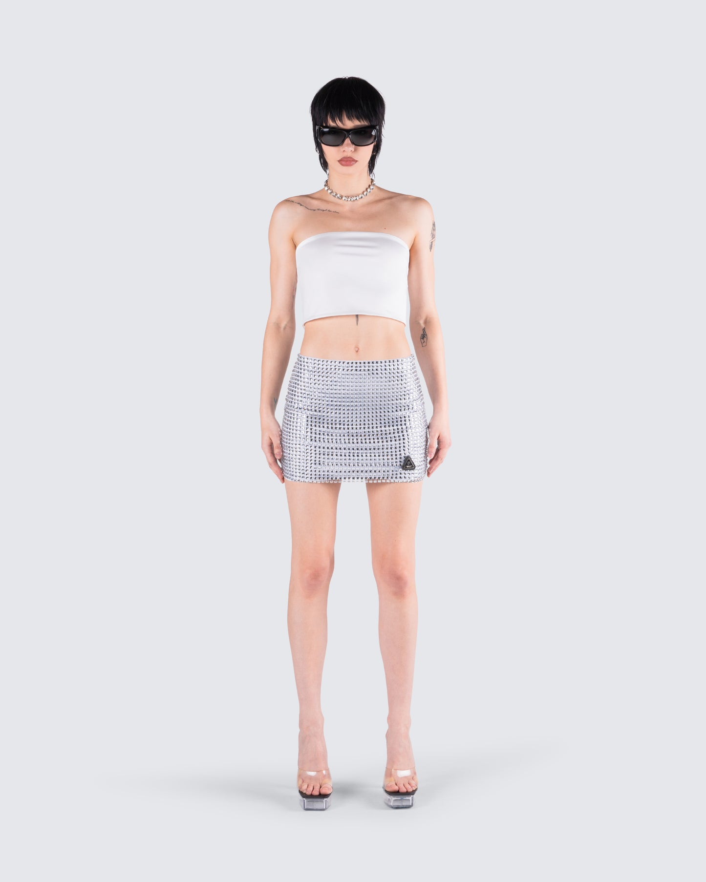 Liora Rhinestone Set model front