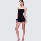 Livia Black Strappy Chain Top
