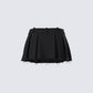 Jarica Black Twill Mini Skirt