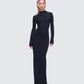 Lola Black Bodycon Maxi Dress