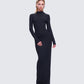 Lola Black Bodycon Maxi Dress