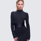 Lola Black Faux Leather Belt