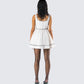 Lorene Ivory Tweed Mini Dress