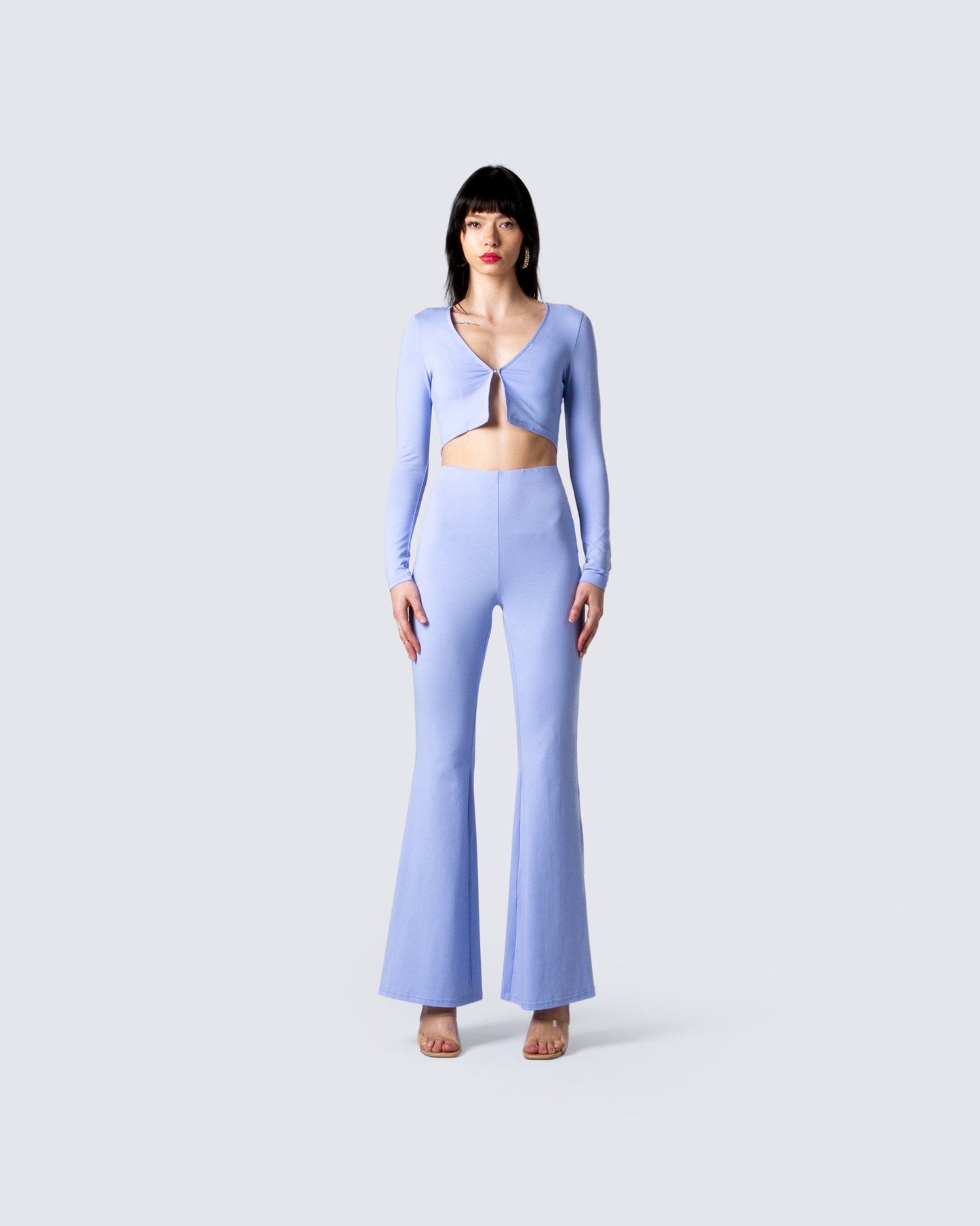 Lori Lavender Jersey Set