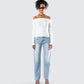 Lorraine Denim Set model front