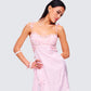 Lottie Pink Mini Slip Dress