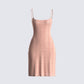 Lou Pink Stripe Mini Sweater Dress 3d product front
