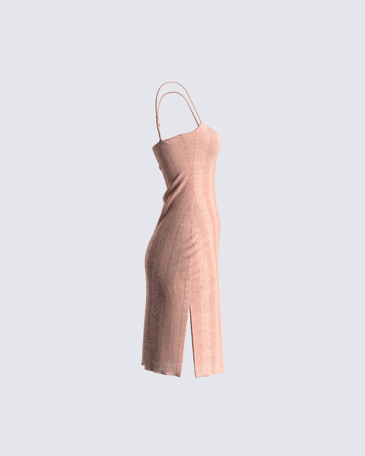 Lou Pink Stripe Mini Sweater Dress