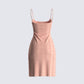 Lou Pink Stripe Mini Sweater Dress