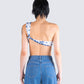 Luann Multi Print One Shoulder Top