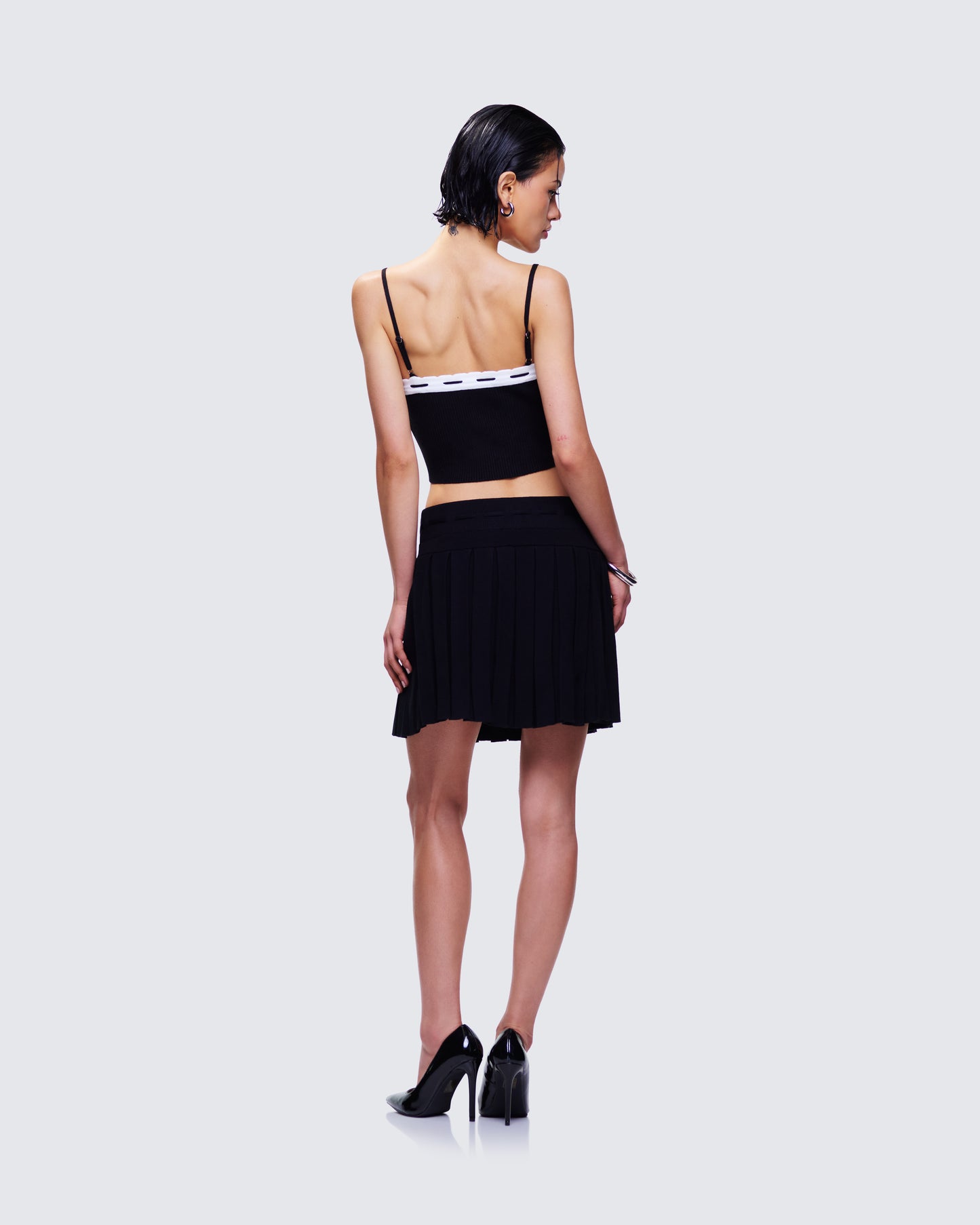 Lucien Black Knitted Set
