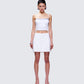 Lucien White Knit Set  model front