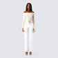 Lucy Cream Off Shoulder Top