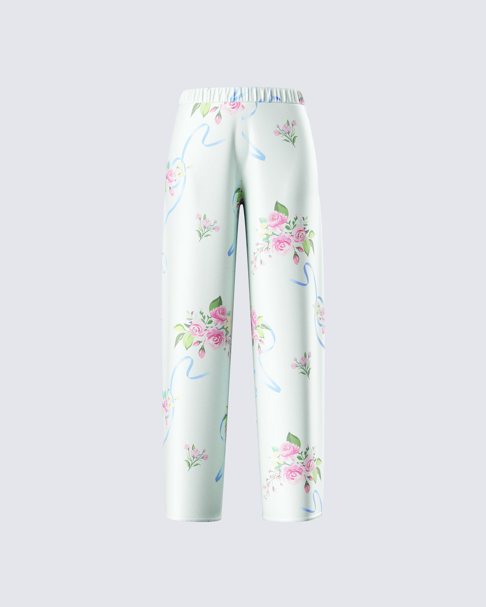 Luz Floral Print Wide Leg Pant product front