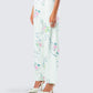 Luz Floral Print Wide Leg Pant