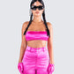 Lydia Magenta Top & Gloves