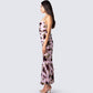 Lara Floral Velvet Burnout Dress