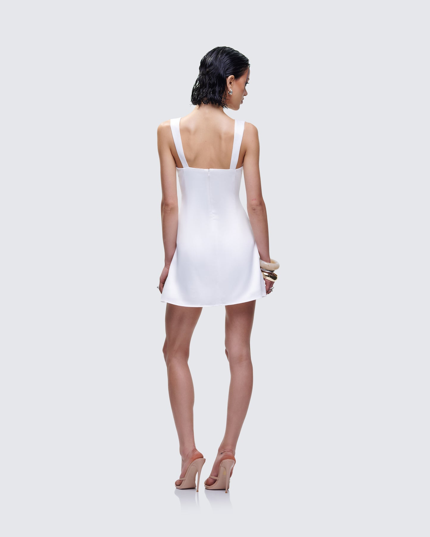 Mabel White Mini Dress