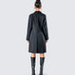 Mackenzie Black Longline Coat