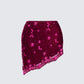 Macy Pink Lace Asymmetrical Skirt product front