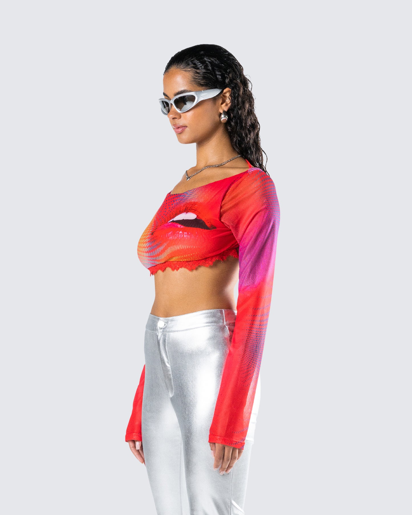 Maddox Abstract Print Top