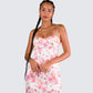 Maelle Ivory Flower Print Dress