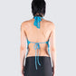 Mali Turquoise Lace Halter Top