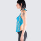 Mali Turquoise Lace Halter Top