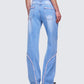 Margaux Blue Denim Diamanté Path Jean