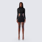 Mariah Black Mini Dress