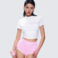 Maribel White Graphic Top
