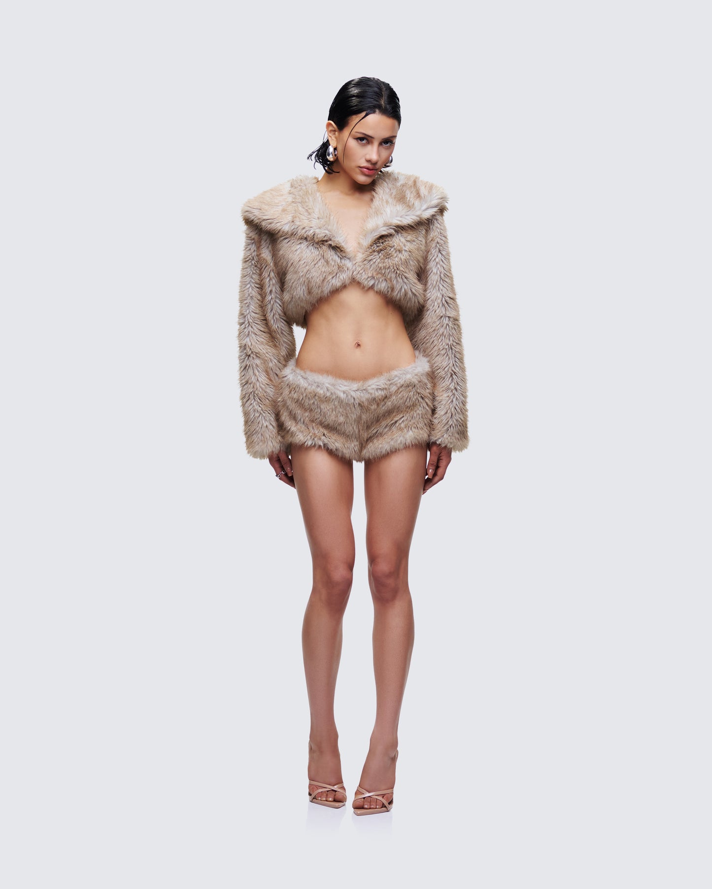 Marilyn Brown Faux Fur Hot Pant