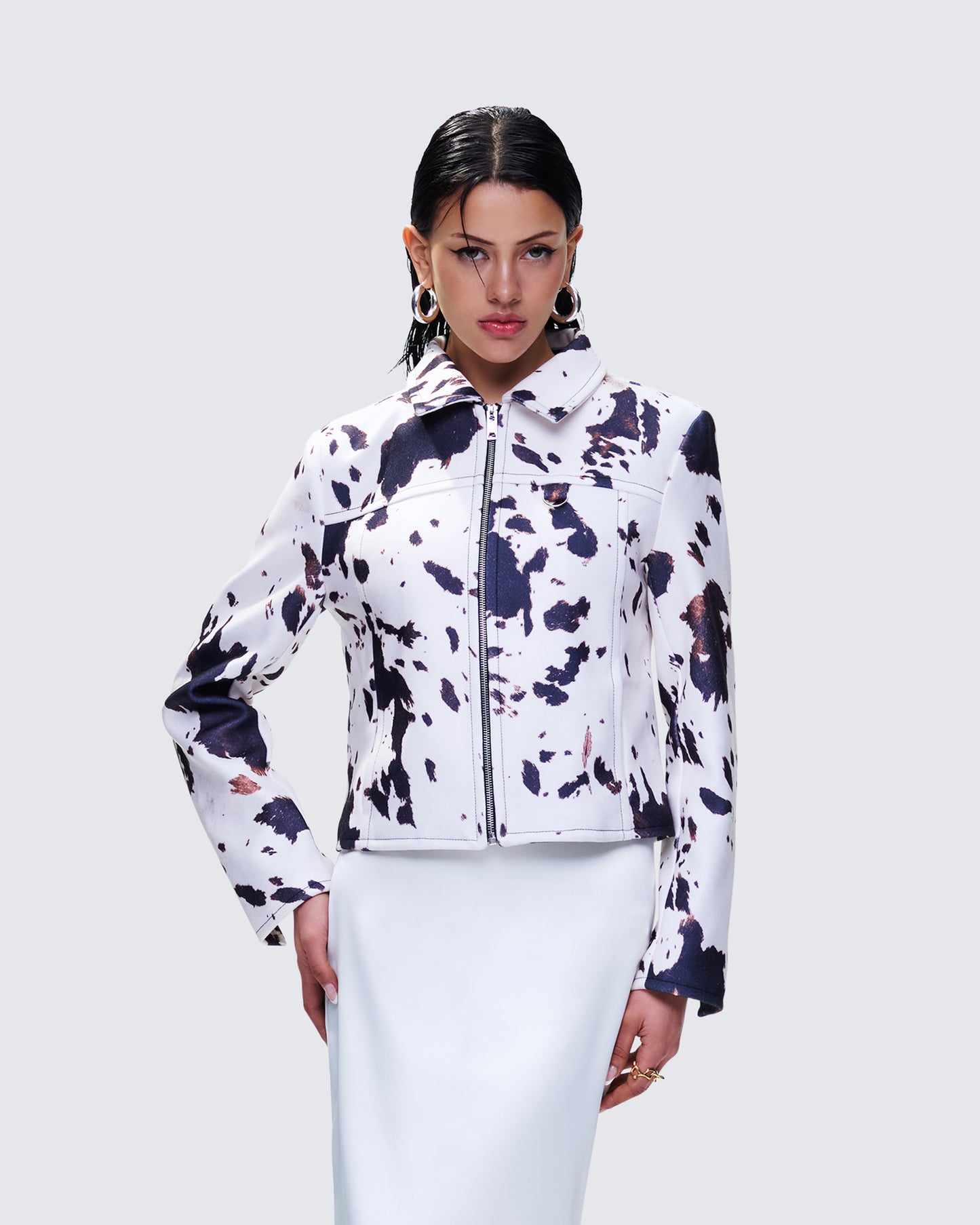 Marnie Multi Vegan Cowhide Jacket