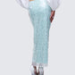 Marta Green Sequin Maxi Skirt