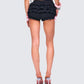 Martina Black Ruffle Short
