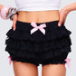 Martina Black Ruffle Short