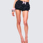 Martina Black Ruffle Short
