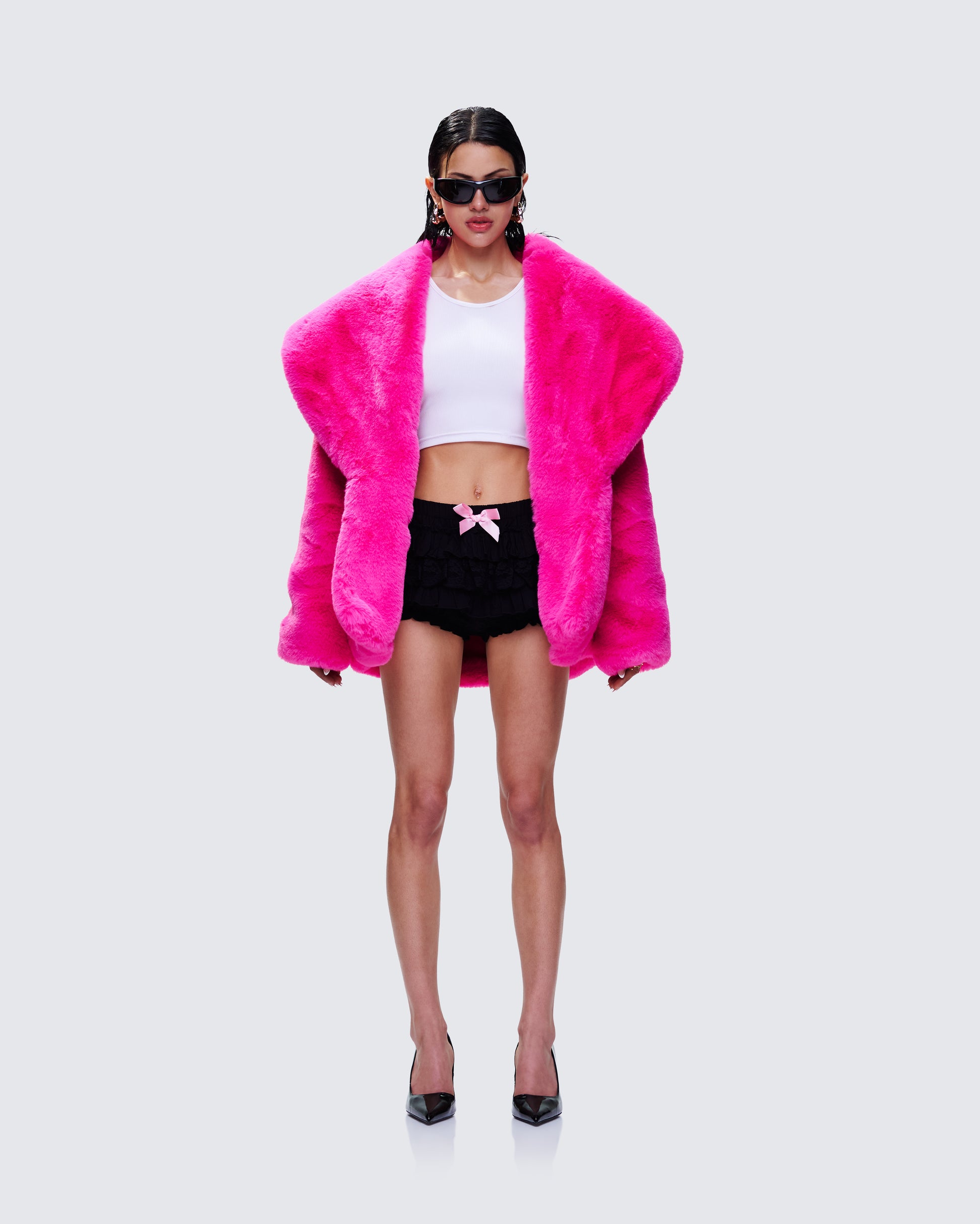 Martina Fur Set model front