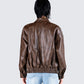 Maven Brown Vegan Leather Jacket